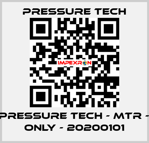 SOA - Pressure Tech - MTR - Body Only - 20200101 Pressure Tech