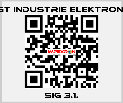 SIG 3.1. EGT Industrie elektronik