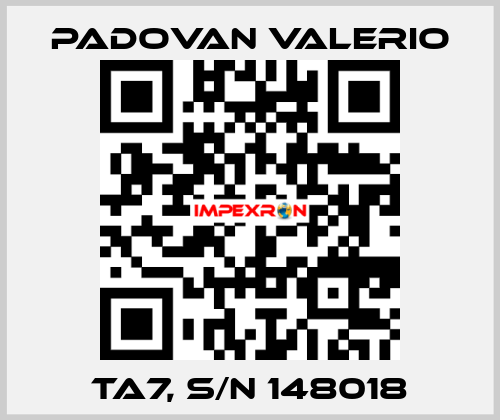 TA7, s/n 148018 PADOVAN VALERIO