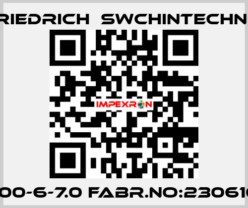 F 1600-6-7.0 FABR.NO:23061046 Friedrich  Swchintechnik