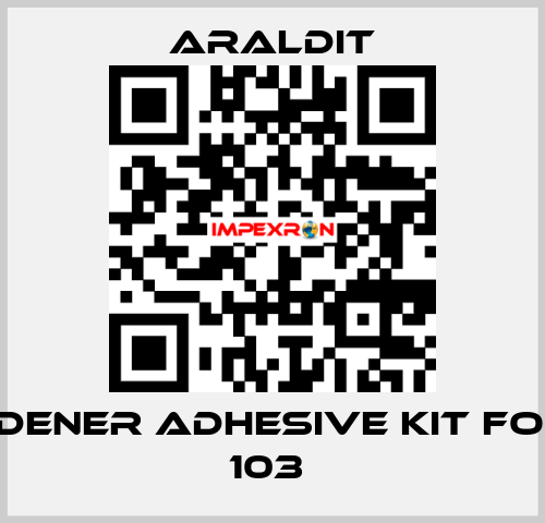 Hardener adhesive kit for AY 103  Araldit