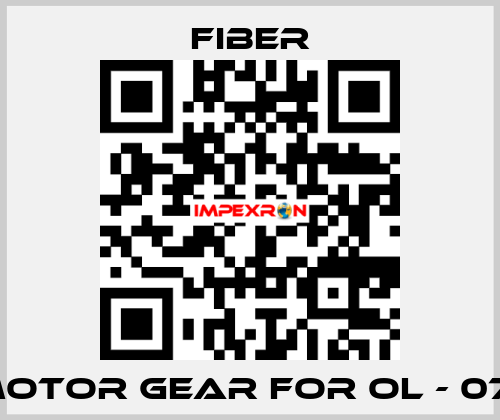 the motor gear for OL - 072106  Fiber