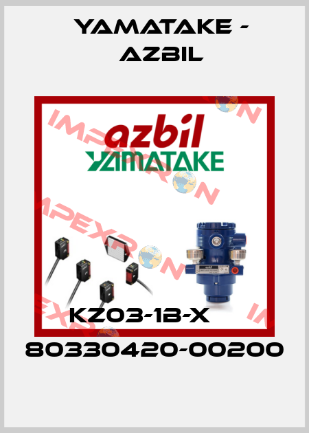 KZ03-1B-X     80330420-00200 Yamatake - Azbil