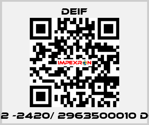 DCP2 -2420/ 2963500010 DCP2 Deif