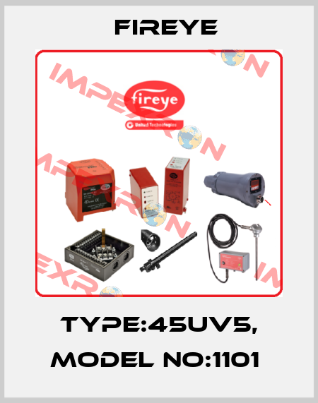 Type:45UV5, Model No:1101  Fireye
