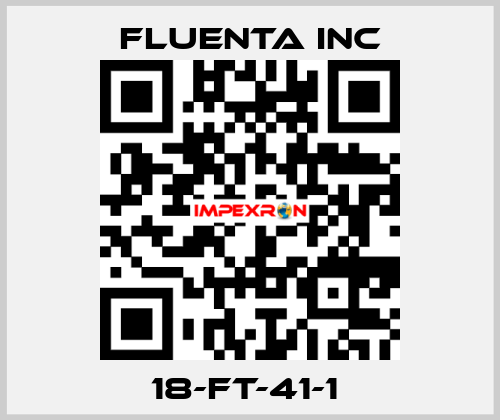 18-FT-41-1  Fluenta Inc