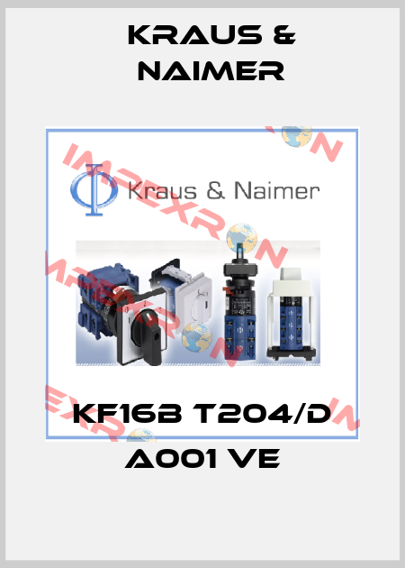 KF16B T204/D A001 VE Kraus & Naimer