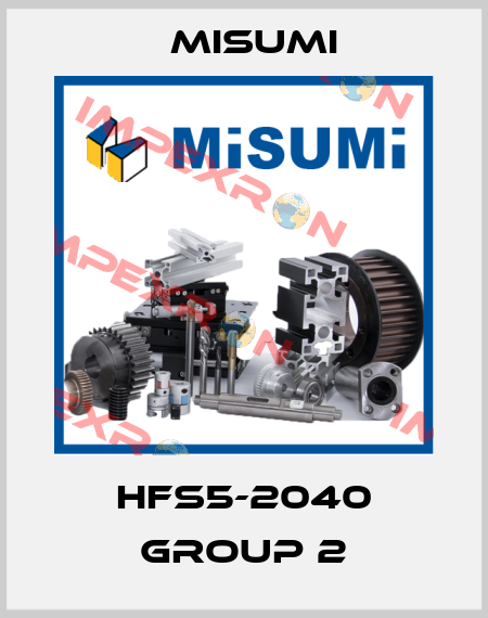 HFS5-2040 group 2 Misumi