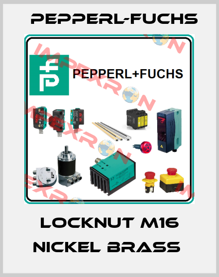 LOCKNUT M16 NICKEL BRASS  Pepperl-Fuchs