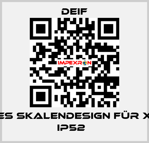 Neues Skalendesign für XL96 IP52   Deif