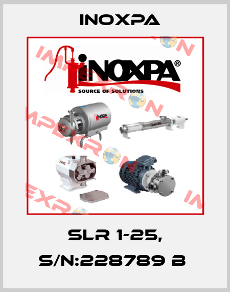 SLR 1-25, S/N:228789 B  Inoxpa