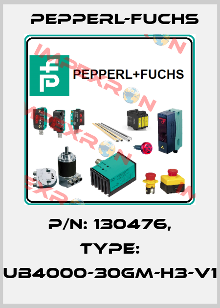 p/n: 130476, Type: UB4000-30GM-H3-V1 Pepperl-Fuchs
