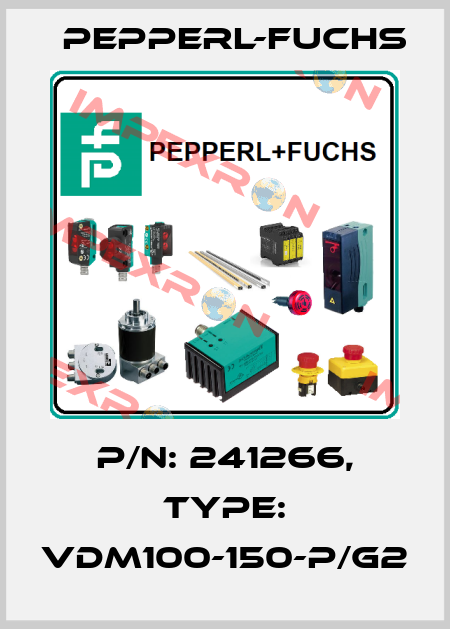 p/n: 241266, Type: VDM100-150-P/G2 Pepperl-Fuchs