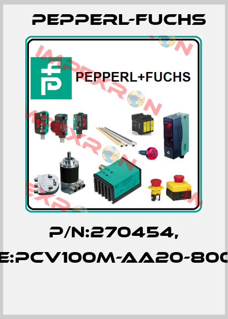 P/N:270454, Type:PCV100M-AA20-800000  Pepperl-Fuchs