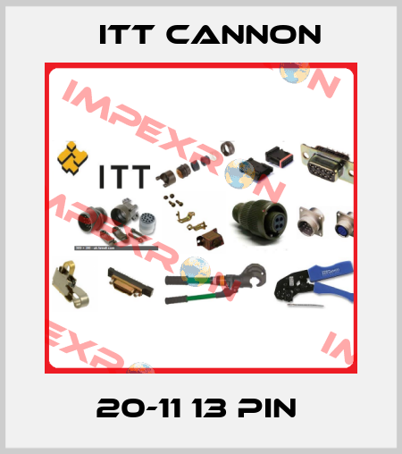 20-11 13 PIN  Itt Cannon