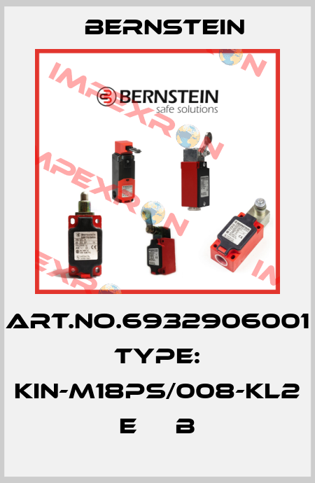 Art.No.6932906001 Type: KIN-M18PS/008-KL2      E     B Bernstein