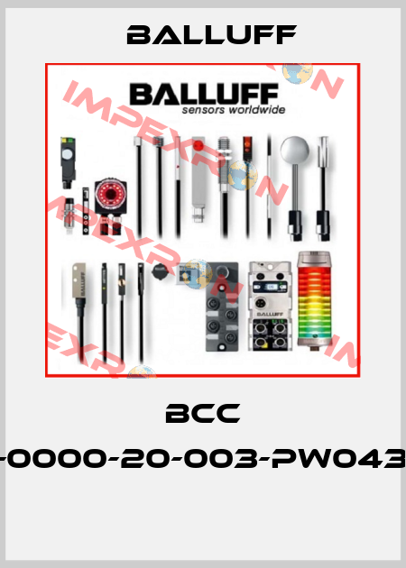 BCC M314-0000-20-003-PW0434-015  Balluff