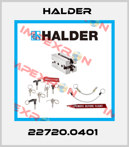 22720.0401  Halder