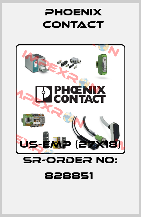 US-EMP (27X18) SR-ORDER NO: 828851  Phoenix Contact