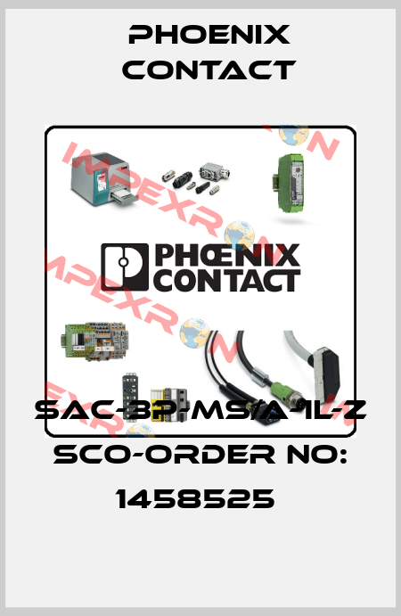 SAC-3P-MS/A-1L-Z SCO-ORDER NO: 1458525  Phoenix Contact