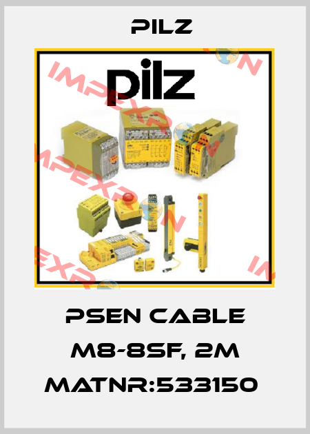 PSEN cable M8-8sf, 2m MatNr:533150  Pilz