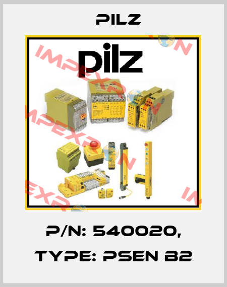 p/n: 540020, Type: PSEN b2 Pilz