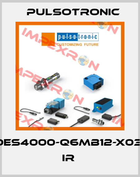 KOES4000-Q6MB12-X0301   IR  Pulsotronic