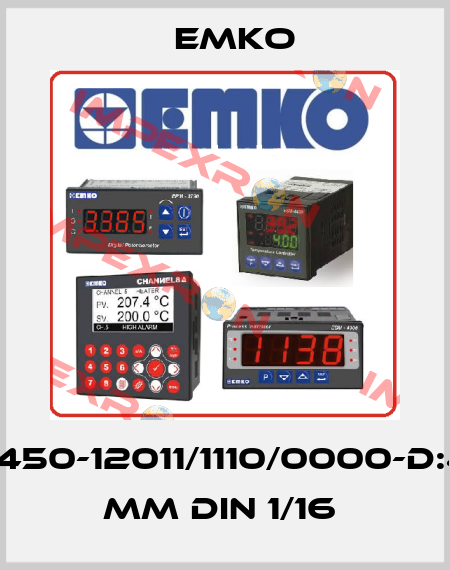 ESM-4450-12011/1110/0000-D:48x48 mm DIN 1/16  EMKO