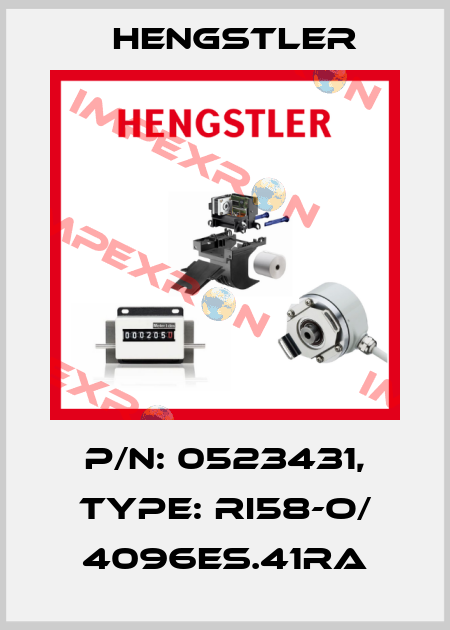 p/n: 0523431, Type: RI58-O/ 4096ES.41RA Hengstler