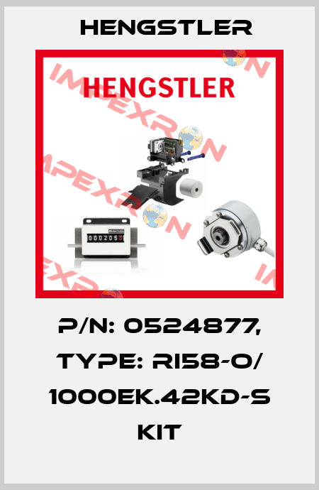 p/n: 0524877, Type: RI58-O/ 1000EK.42KD-S KIT Hengstler