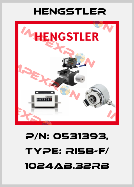 p/n: 0531393, Type: RI58-F/ 1024AB.32RB Hengstler