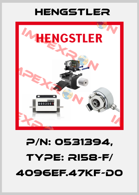 p/n: 0531394, Type: RI58-F/ 4096EF.47KF-D0 Hengstler