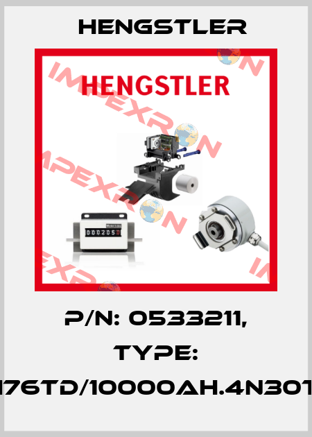 p/n: 0533211, Type: RI76TD/10000AH.4N30TF Hengstler