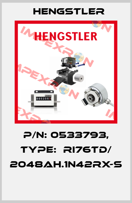 P/N: 0533793, Type:  RI76TD/ 2048AH.1N42RX-S  Hengstler