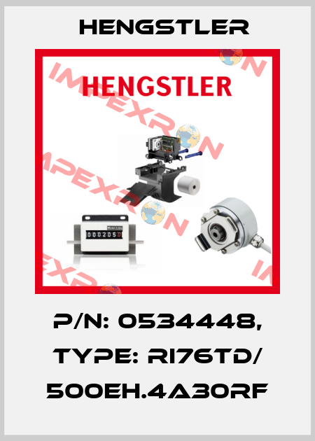 p/n: 0534448, Type: RI76TD/ 500EH.4A30RF Hengstler