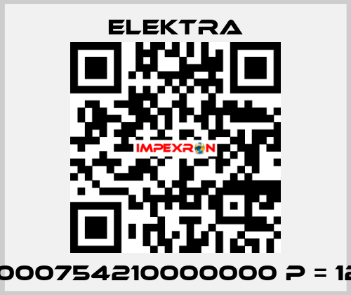 04001000754210000000 P = 120 mm ELEKTRA