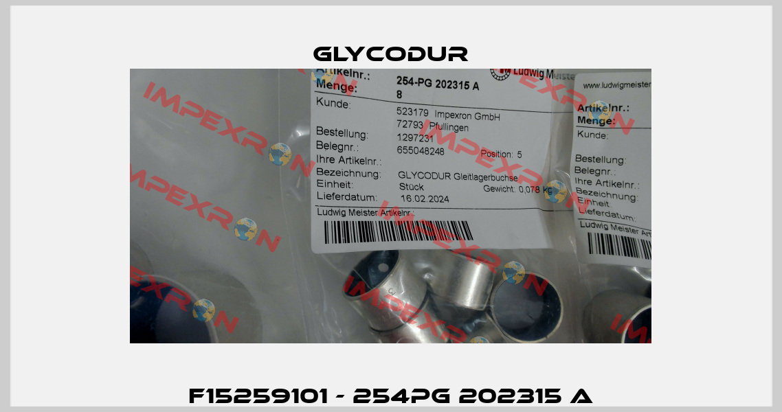 F15259101 - 254PG 202315 A Glycodur