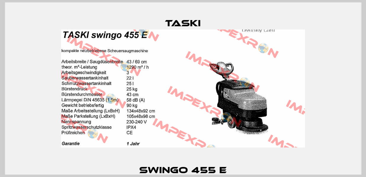SWINGO 455 E TASKI