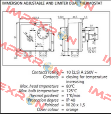 TLSC 07050 obsolete, replaced by GDT/8P5 IMIT (Afriso)