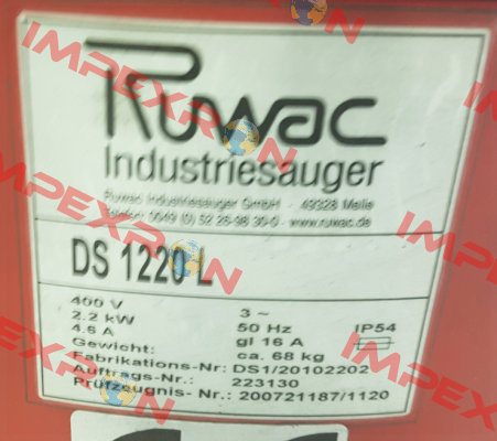 20784-A  Ruwac