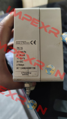 PK15 9011.0499 AG361156 Halstrup Walcher