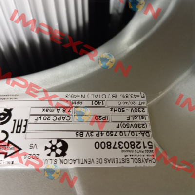 DA-10/10 750 4P 3V B5 (230V50)F V5 / 5128037800 Chaysol