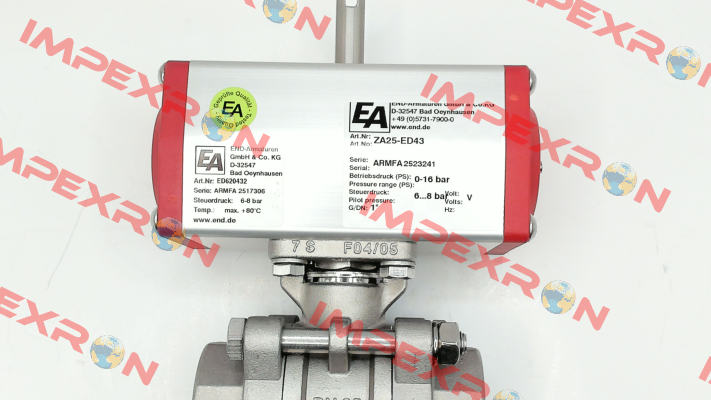 ZA25-ED43 End Armaturen