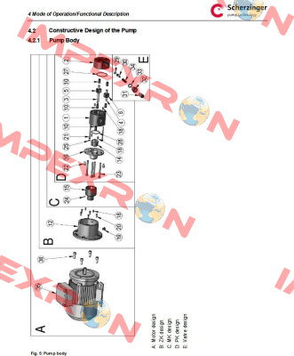 piece 5 to 4030-280-ZK71-140-B58 /120584 Scherzinger