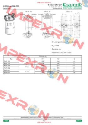 CA 151 CV (4703-1151)  Sofima Filtri