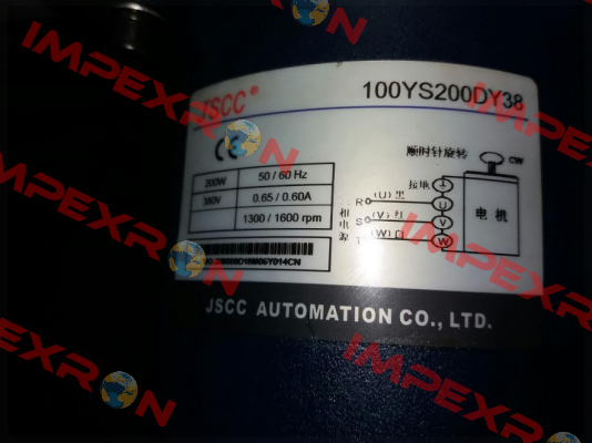 100YS200DY38  JSCC AUTOMATION CO., LTD.