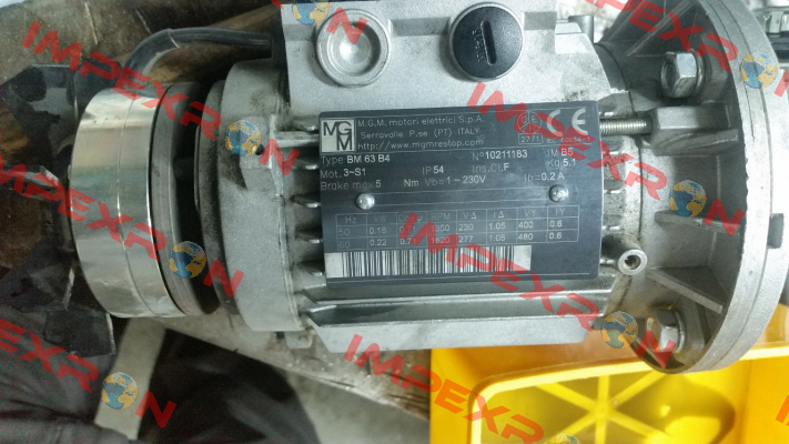 102351 Type BM 63 B4 M.G.M MOTORI