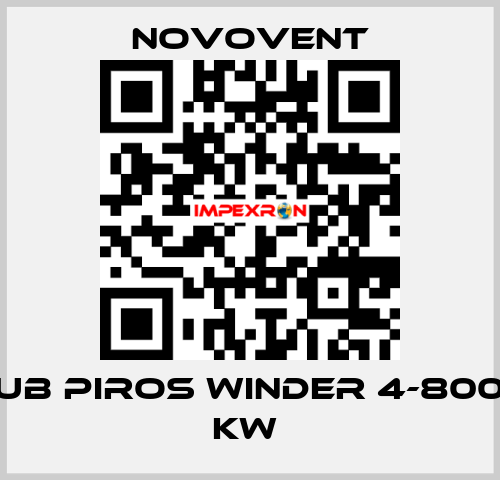 AXITUB PIROS WINDER 4-800T-6 3 KW  Novovent