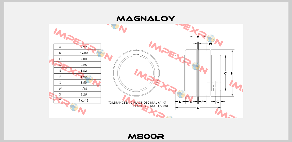 M800R Magnaloy