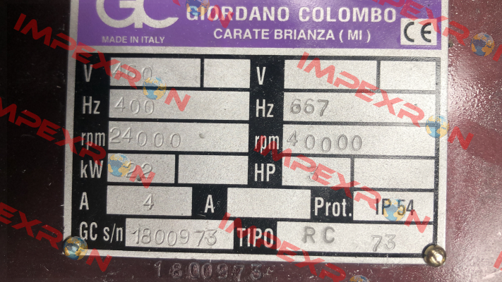 XNMRO17-886A GIORDANO COLOMBO